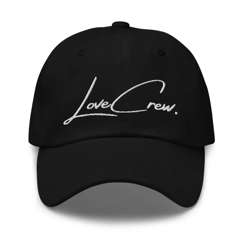 Love Crew Text White